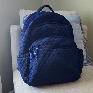Vera Bradley backpack- navy blueb